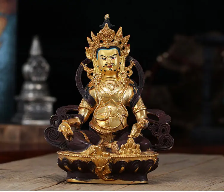 8 Inch Good Buddha Buddhist Buddhism Family Safety Wealth Yellow