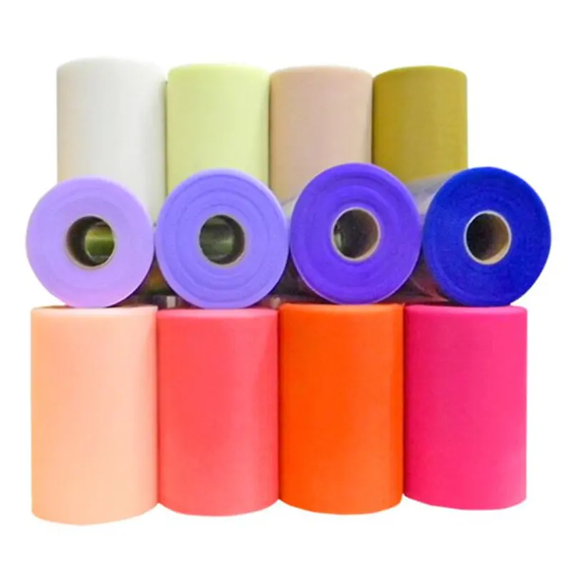 

15cm 100Yards Tulle Roll 6inch Baby shower Tulle Fabric Spool DIY Wedding Birthday Party Backdrop Tutu Skirt Decoration Supplies