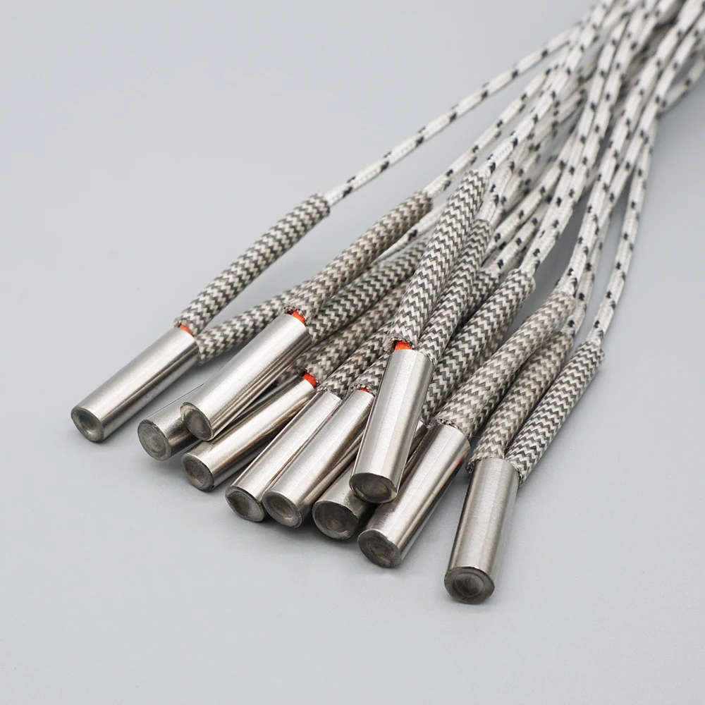 3D طابعة أجزاء hotend التدفئة أنبوب 12 V/24 V 50 W عالية درجة الحرارة 6*20 مللي متر الساخن نهاية ساخنة كتلة سخان خرطوشة 1 M خط طول