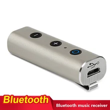 V4.2 Bluetooth Receiver User Manual with 3.5mm stereo audio port and usb cable,buttons for TV Tablets PC iphone ipad