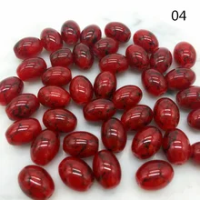 Овальные регби 4x6/6x8 8x11 мм стеклянные бусины с узором распорки для изготовления ювелирных изделий оптом# TY04