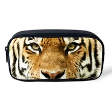 Новинка, стильные кошельки для монет для детей, рюкзак с фотоизображением животных для детей, школьная сумка С Рисунком Тигра для детей