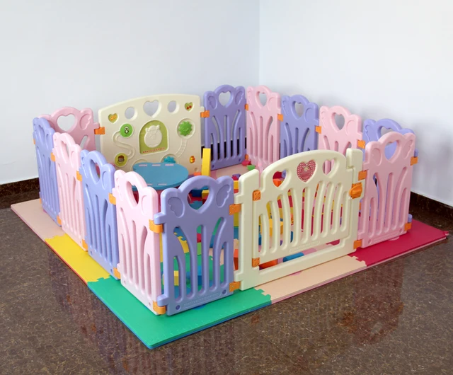 Free shipping Baby game fence child colorful plastic fence