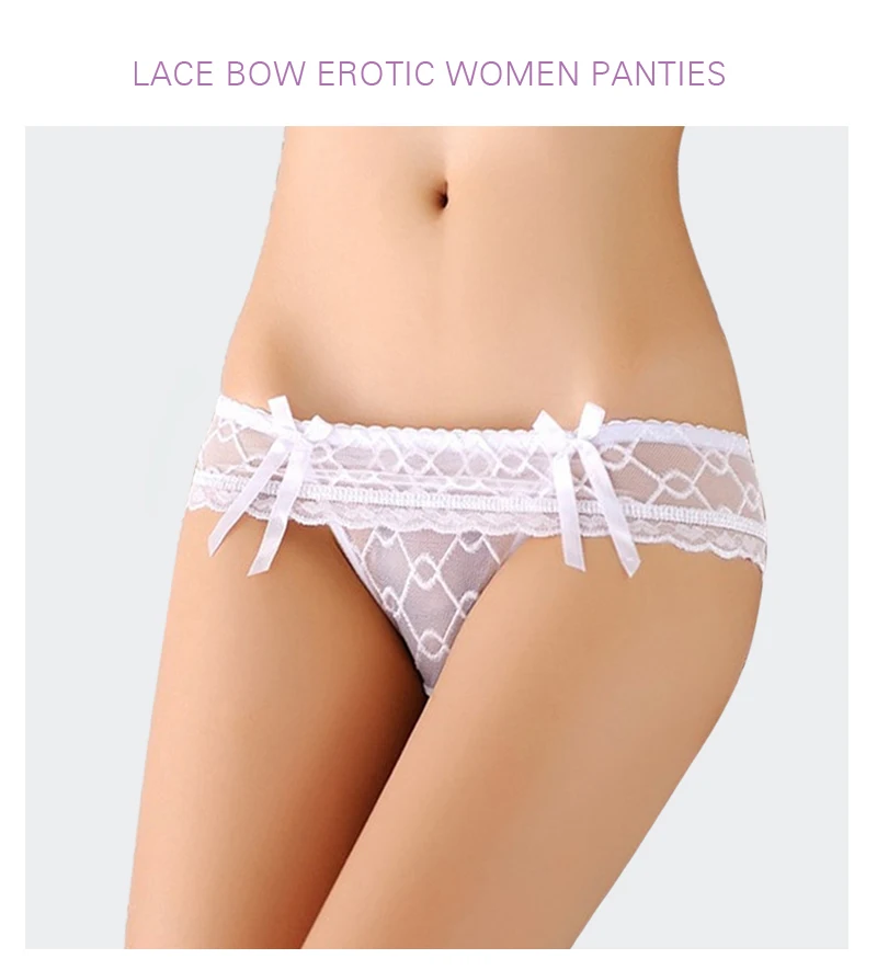 SD-P017 bow lace Etroic Thong XQ 1