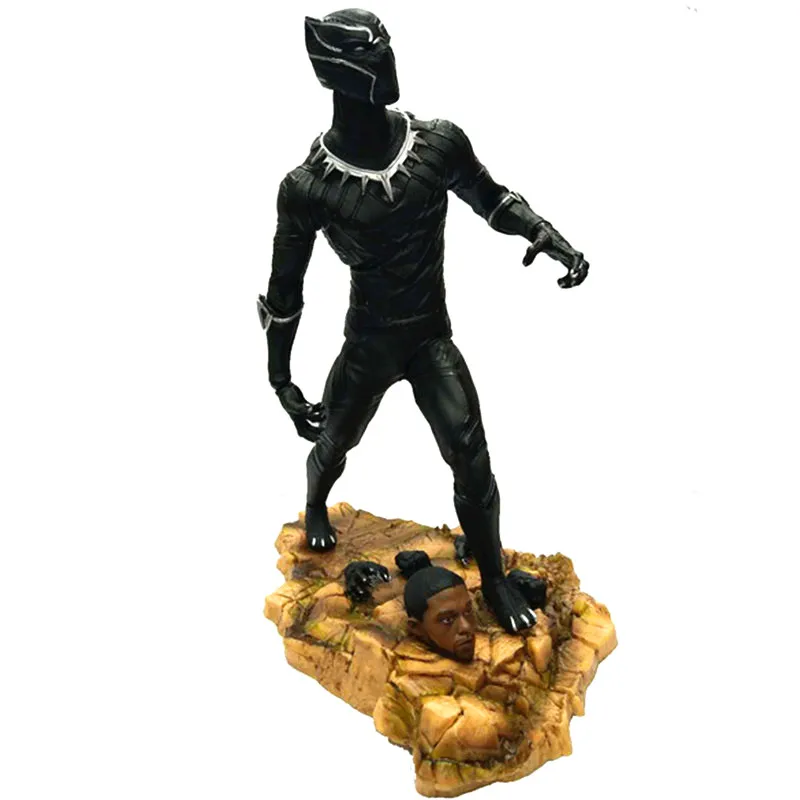 

Avengers:Infinity War The Man Who Came Back Wakanda Leadership Black Panther T'Challa PVC Action Figure Model Toy G782