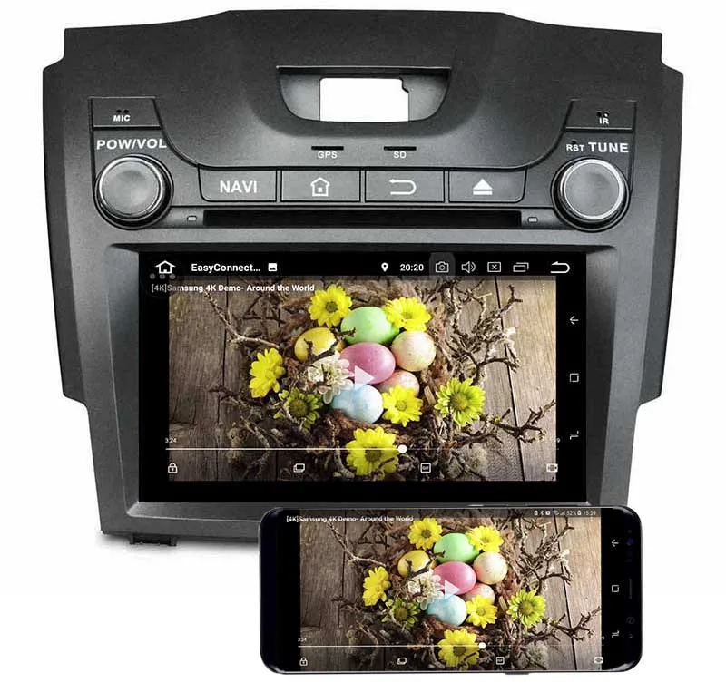 chevy TrailBlazer S-10 Colorado Isuzu D-Max MU-X android 8.0 stereo radio upgarde 5