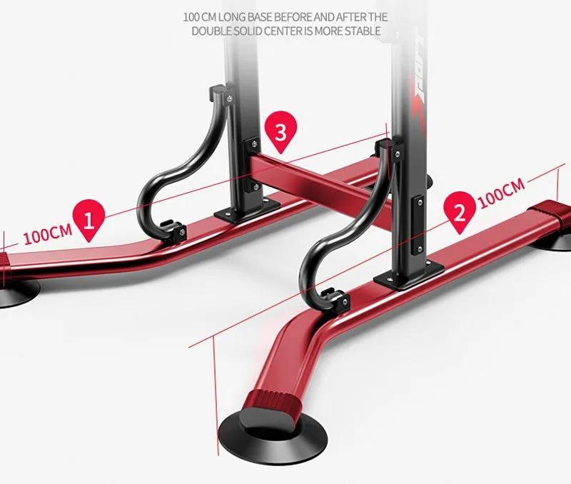 Новые многофункциональные подставки для отжиманий, утолщенная стальная рама, подтягивающий бар и погружной стенд, оборудование для фитнеса и тренировок