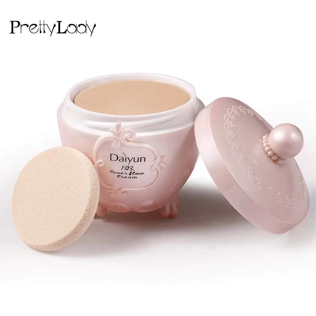 

FOCALLURE BB Concealer Cream Professional Nautral Face Cream Makeup Concealer Cosmetic Moisturizing Blemish Balm With Puff 4