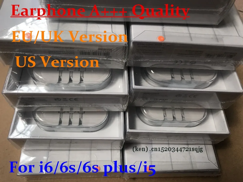 10Pcs/Lot AAAA+ Quality 3.5mm Headphone in Ear Headphones