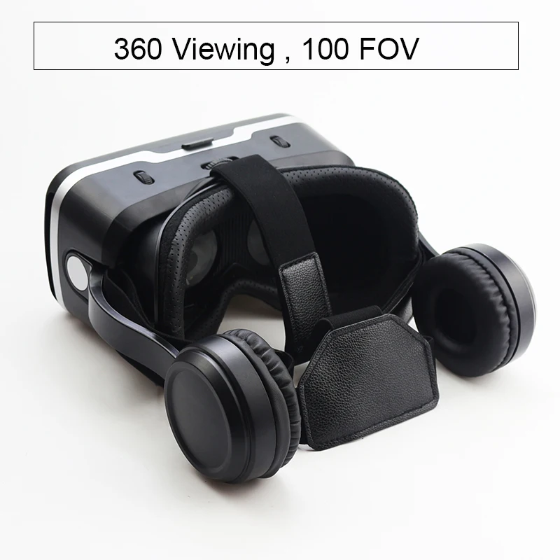 Shinecon 6 0 G04E VR наушников версия Google Cardboard 3D Очки виртуальной реальности гарнитура