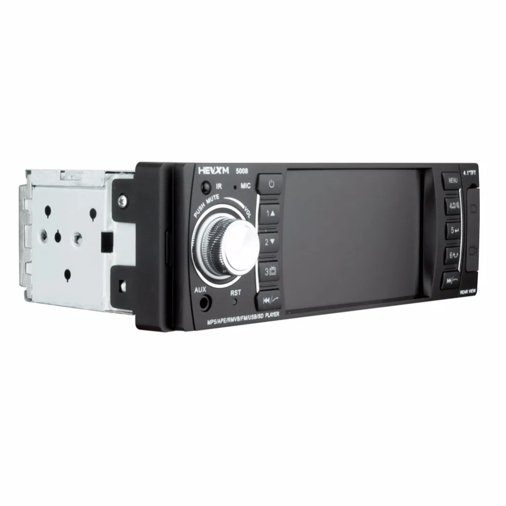 Fonwoon 4 1 &quotавтомобильное радио Bluetooth Din Кассетный рекордер AUX SD USB MP5 плеер авторадио