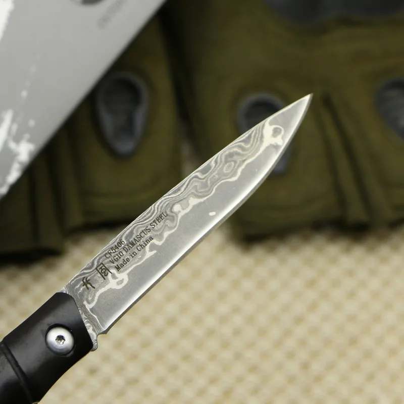 TIGEND TN 3 &quotVG10 лезвие из дамасской стали CF5406 карманный складной нож ручка черного