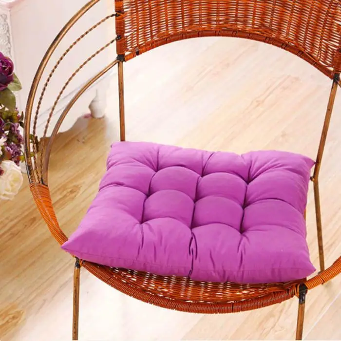 40*40 см зимняя домашняя офисная декоративная подушка для сиденья, одноцветная удобная барная подушка для дивана, дивана, ягодиц, подушки для стула TB S