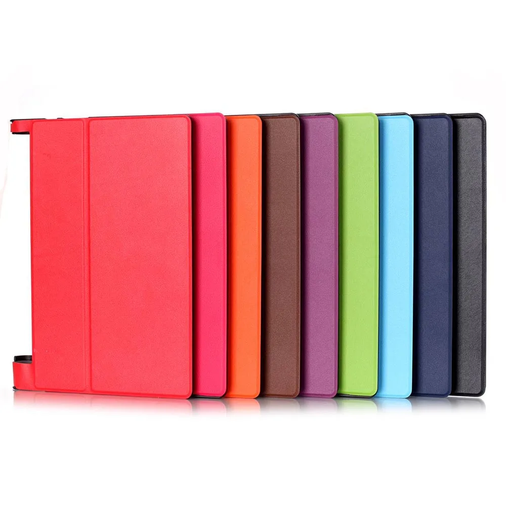 Для Lenovo YOGA Tab3 10 X50L Smart Cover PU кожаный чехол для Yoga Tab 3 X50 X50F X50M 1 дюймов планшета +