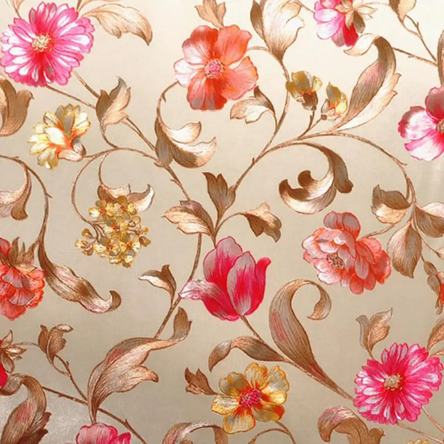 Rustic Country Style Gold Foil Sliver Embossed Flower Wallpaper Wedding Room In Wallpapers From Home Improvement On Aliexpress Rustic Country Style Gold Foil Sliver Embossed Flower Wallpaper Wedding Room In Wallpapers From Home Improvement On Aliexpress