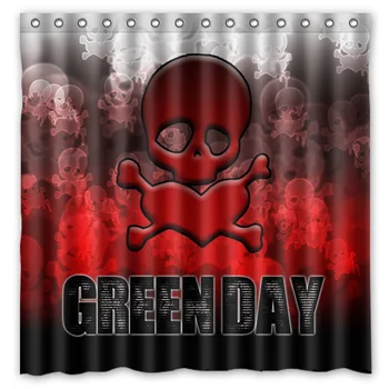 

Green Day Design Bathroom Shower Curtain Waterproof&Mildewproof Polyester Fabric Bath Curtains 180cm*180cm