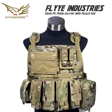 FLYYE FY-VT-M003 модульное облегченное(легковесное) разгрузочное снаряжение Водонепроницаемый Военный Кемпинг CS открытый боевой легкий тактический туристический жилет наборы