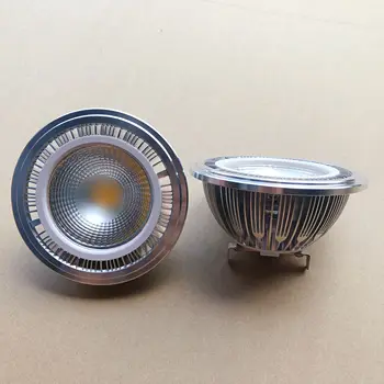 

8pcs AR111 QR111 LED Spotlight 15W COB Warm Natural Cool White G53 GU10 LED Ceiling Lamps Dimmable DC12V AC110V 220V 15W