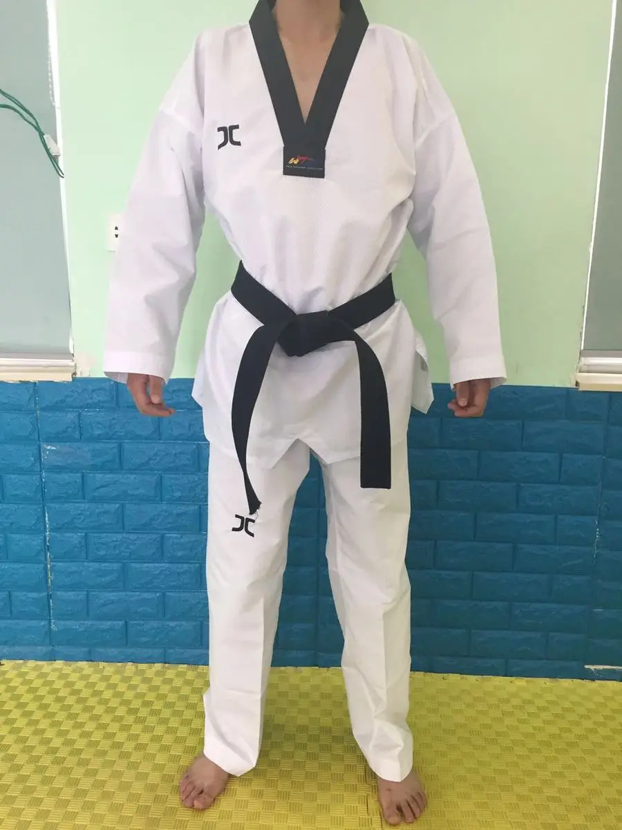 

Clearance WTF Jcalicu quick drying Taekwondo Doboks Drying Light Training Uniform J-calicu breathable uniforms 180cm 190cm