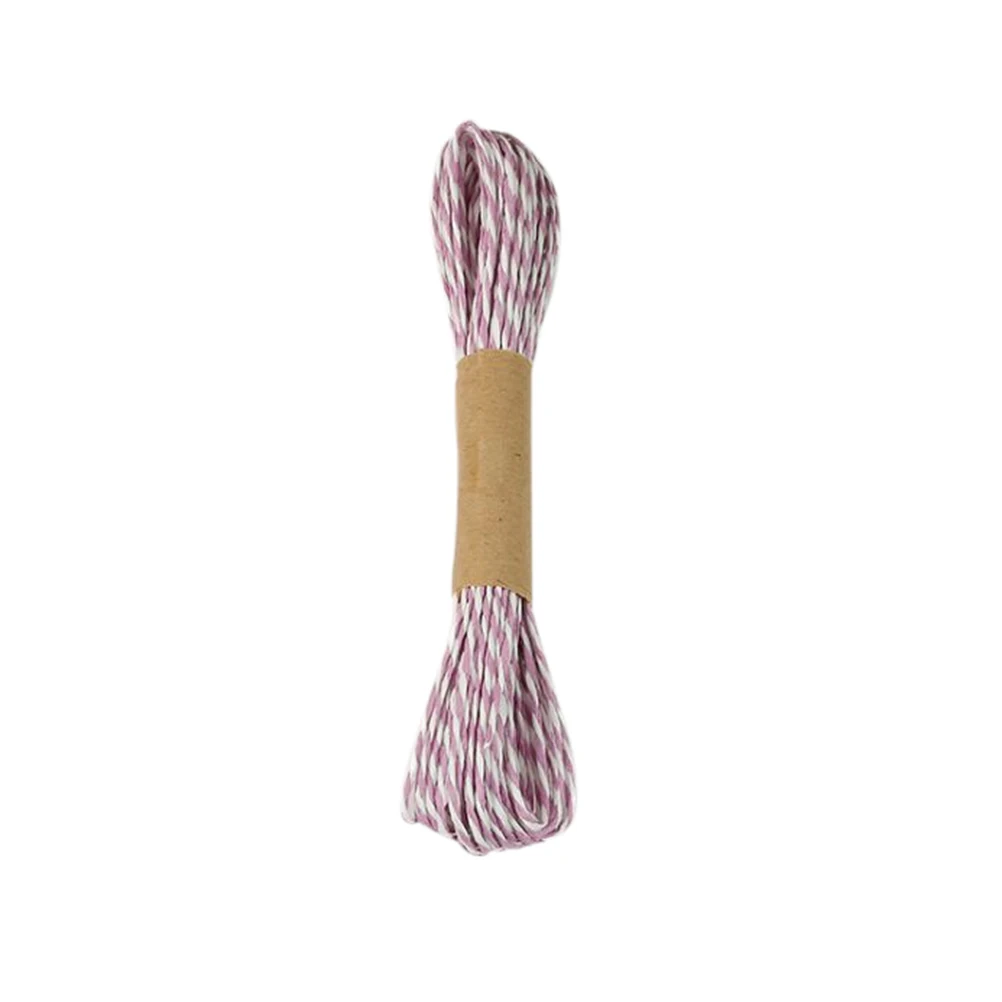 Purple 10 м поделки из шпагата веревочный шнур витой Бумага Craft пользу Подарочная упаковка нить вырезок приглашения украшения 11 Цвета - Цвет: Purple