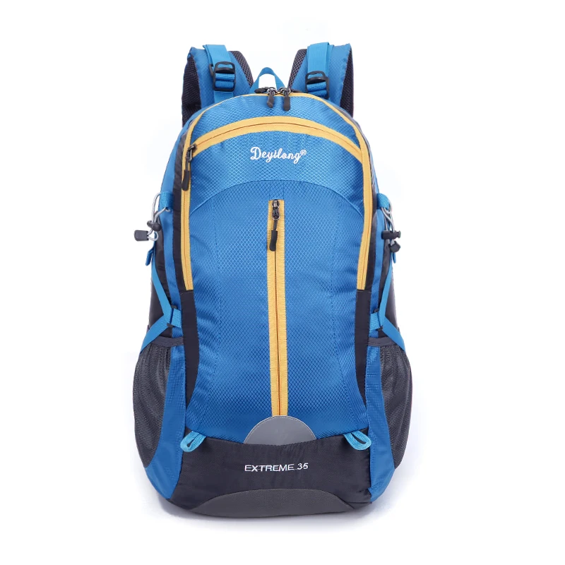 Professional men and women mountaineering bags 40l waterproof bag large capacity backpack with removable shelves bear