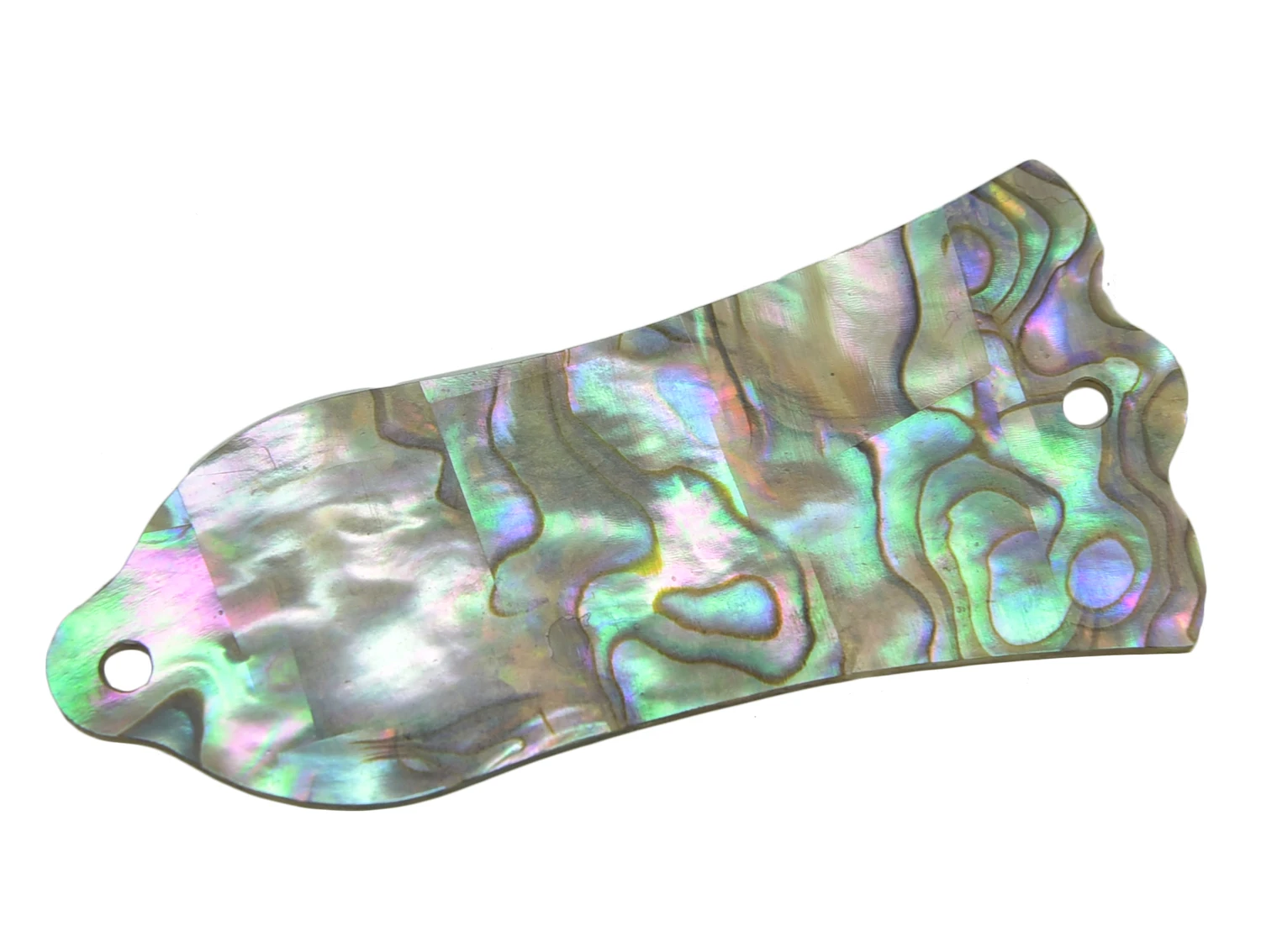 Kaish Puro Personalizzato Abalone Naturale Borsette Chitarra Truss Rod Copertura Con 2 Fori Misura Usa Lp Les Paul