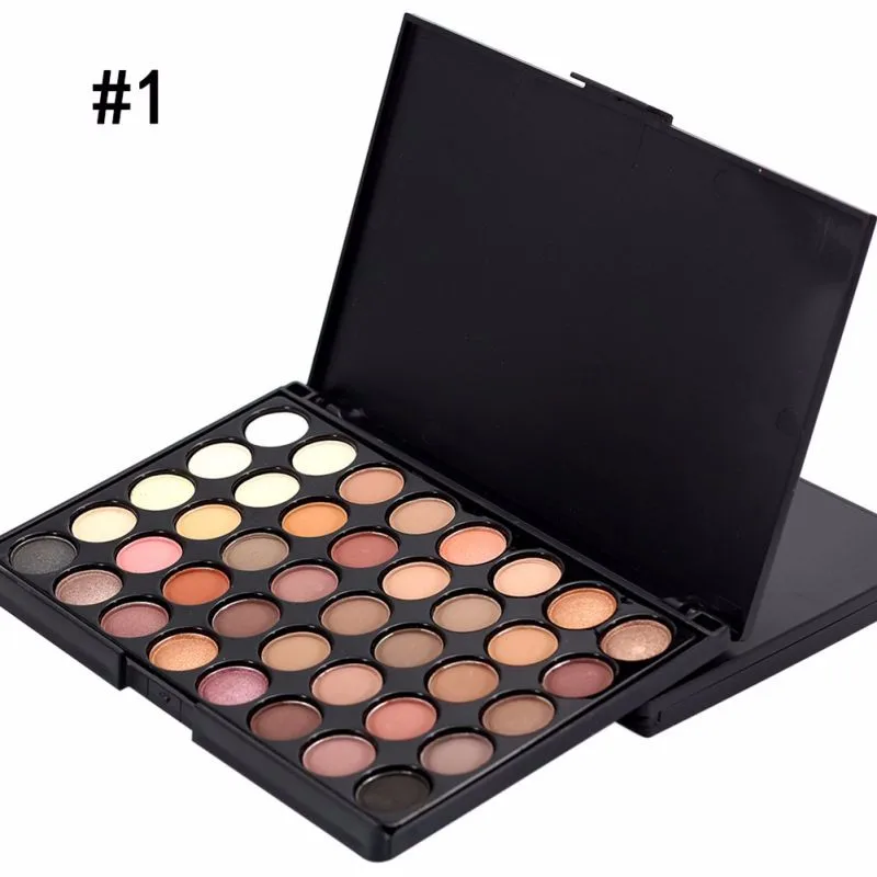 Косметика для лица макияж натуральные матовые тени для век Pallete Brighten мерцающие тени для век палитра для макияжа инструмент 40 цветов/набор дропшиппинг