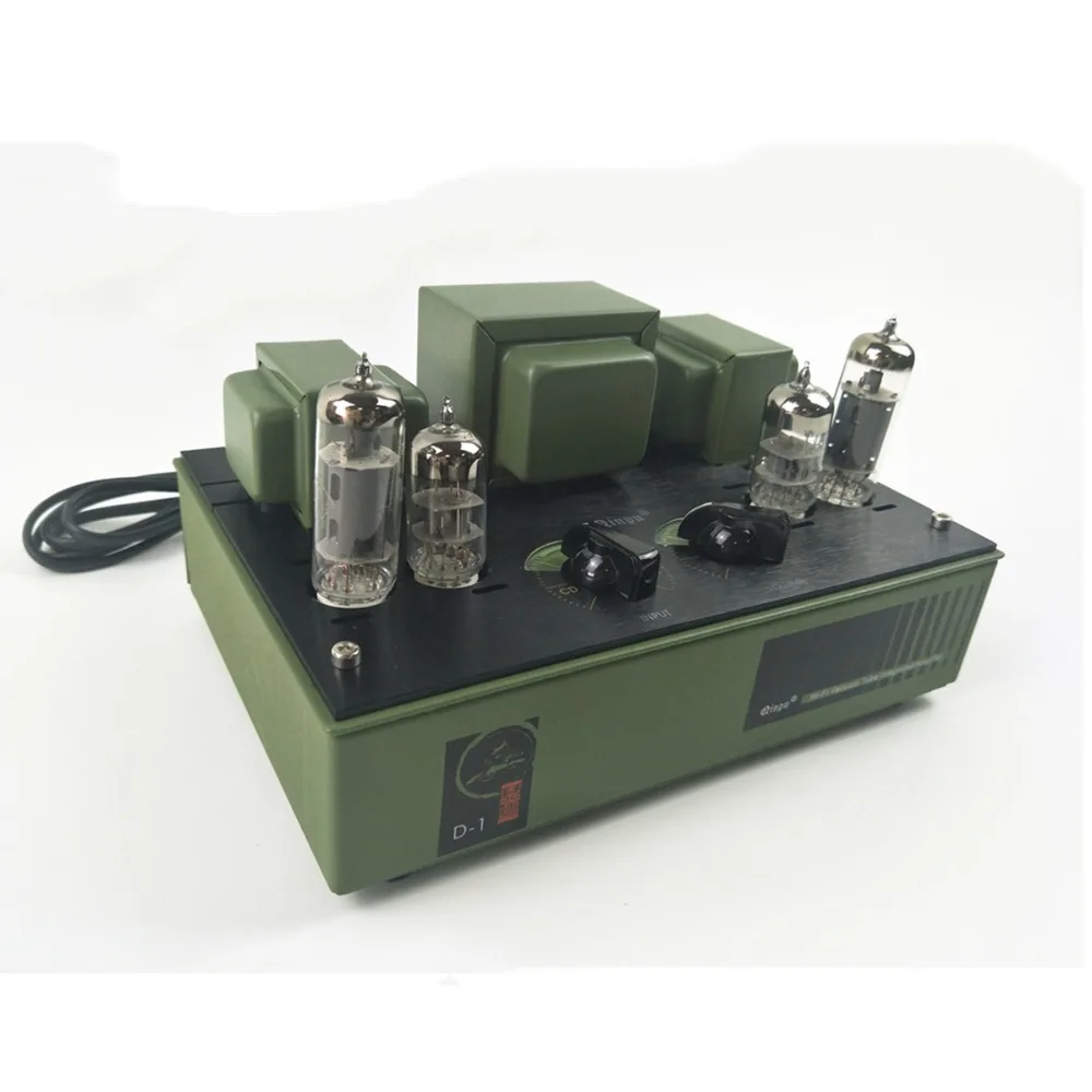 QINPU D 1 6N3 6p1 Интегрированный усилитель чистая вакуумная трубка без