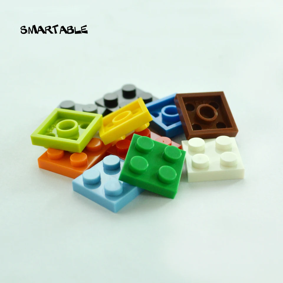 Детский конструктор Smartable Bulk Plate 2X2 детали MOC логотип сделай сам развивающие