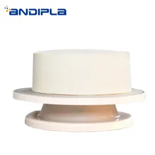 Короткая пластиковая вращающаяся подставка для торта, инструменты для украшения торта, вращающаяся демонстрационная тарелка, подставка для кухни, аксессуары для рукоделия