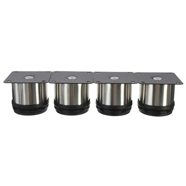 Best Price 4Pcs Cabinet Legs Adjustable Stainless Steel Furniture Feet Round Stand Holder Best Price 4Pcs Cabinet Legs Adjustable Stainless Steel Furniture Feet Round Stand Holder