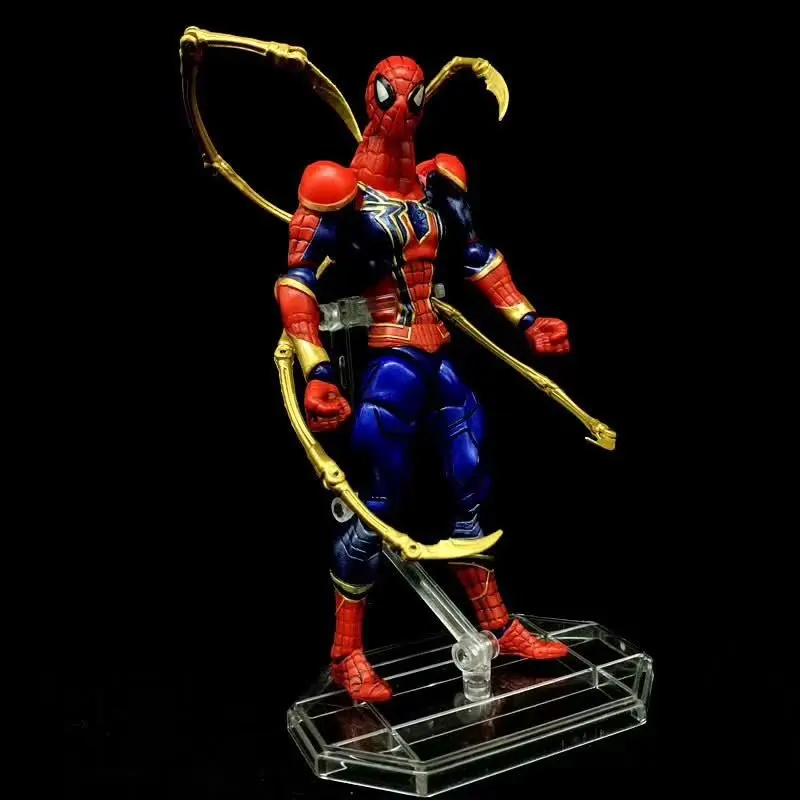 Аниме 17 см X men Amazing yamaguchi revoltech Железный Человек паук ПВХ фигурка модель игрушки