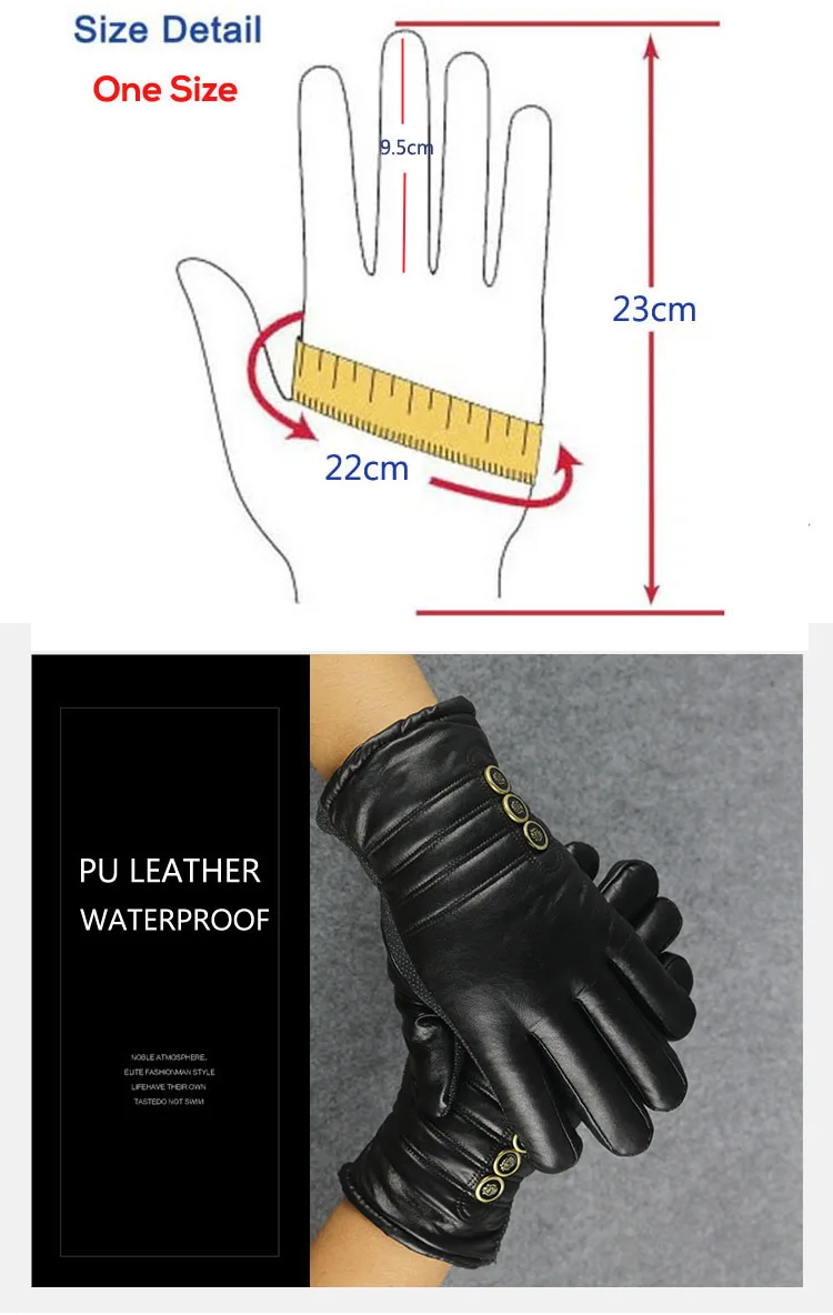 Осень-зима перчатки Для мужчин утолщаются теплые кашемировые Термальность варежки мужской сенсорными тактические перчатки Нескользящие