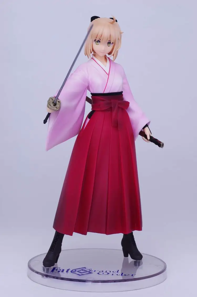 

Fate Grand Order Super Premium PVC Figure - kimono Sakura Saber figure EO20