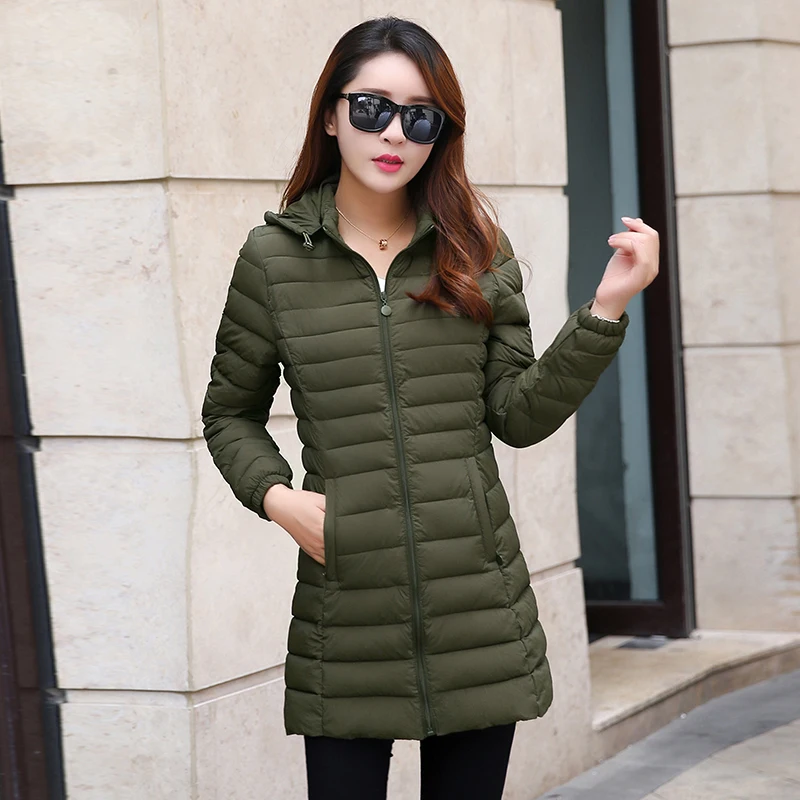 2018 Rushed Sale Solid Full Winter Jacket Women Cotton Parkas Ladies Large Size Loose Warm Fashion Female Hooded Coats Mf009 