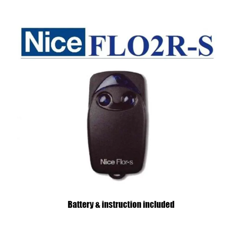 

Remote control Flo L NICE Flor flor-s flo1r-s flo2r Rolling code 433,92MHZ