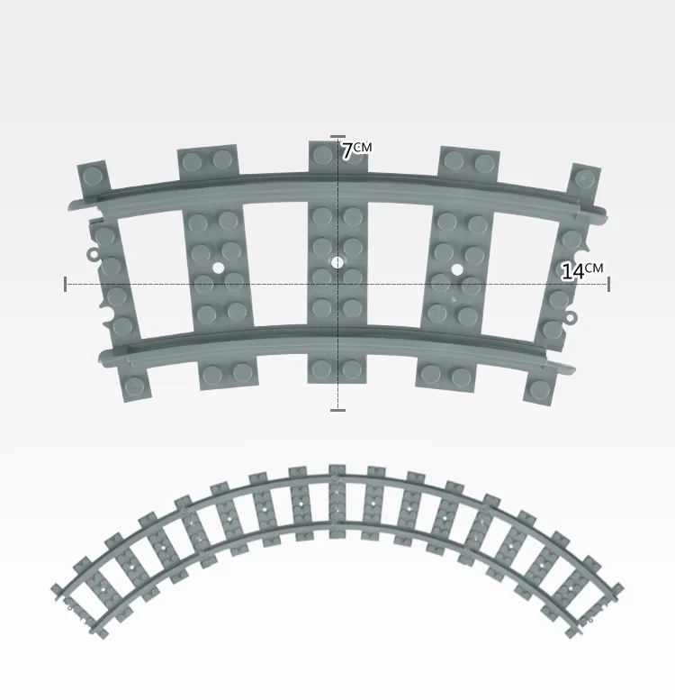 Curved track