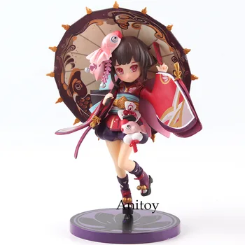 

Game Onmyoji Figure Kagura with Umbrella PVC Action Figures Collectible Model Toy