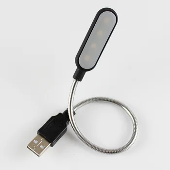 

Travel Bedroom Gift Laptops Notebook Computer Study Flexible Home Use Mini Book Light USB Port Desk Decor Reading Lamp
