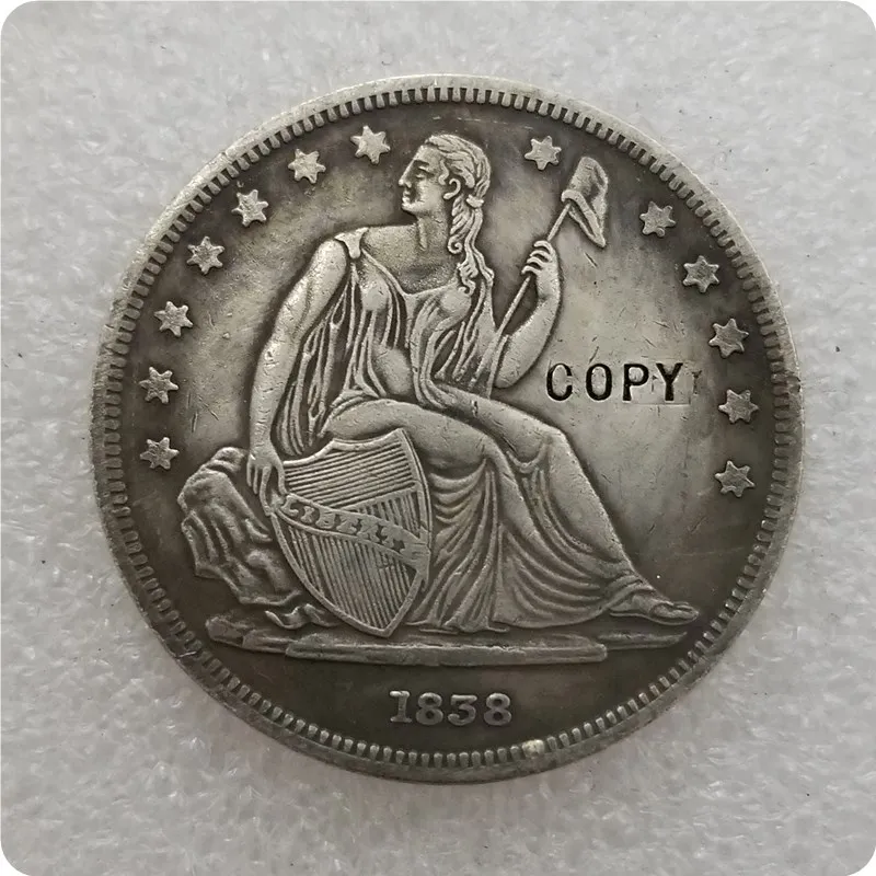 

1838 Gobrecht Dollar Copy Coin commemorative coins-replica coins medal coins collectibles