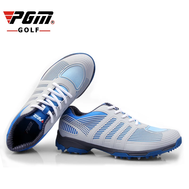 

PGM golf shoes 1600D nylon waterproof Breathable men's golf shoes anti-skid shoe nails patent golf sneakers 39-45
