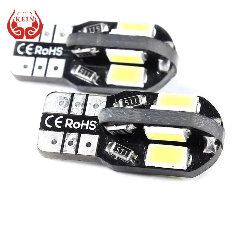 KEIN 1pcs T10 8 smd 5630 5730 led Canbus Error Free auto Clearance Lights W5W 8smd