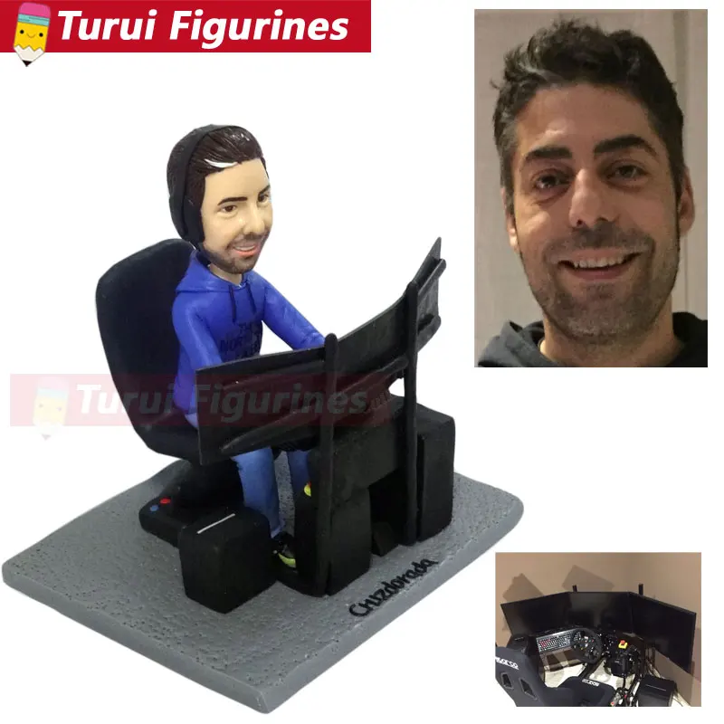 Сделайте бюст из фотографий для программиста pc фанатов игр фигурок