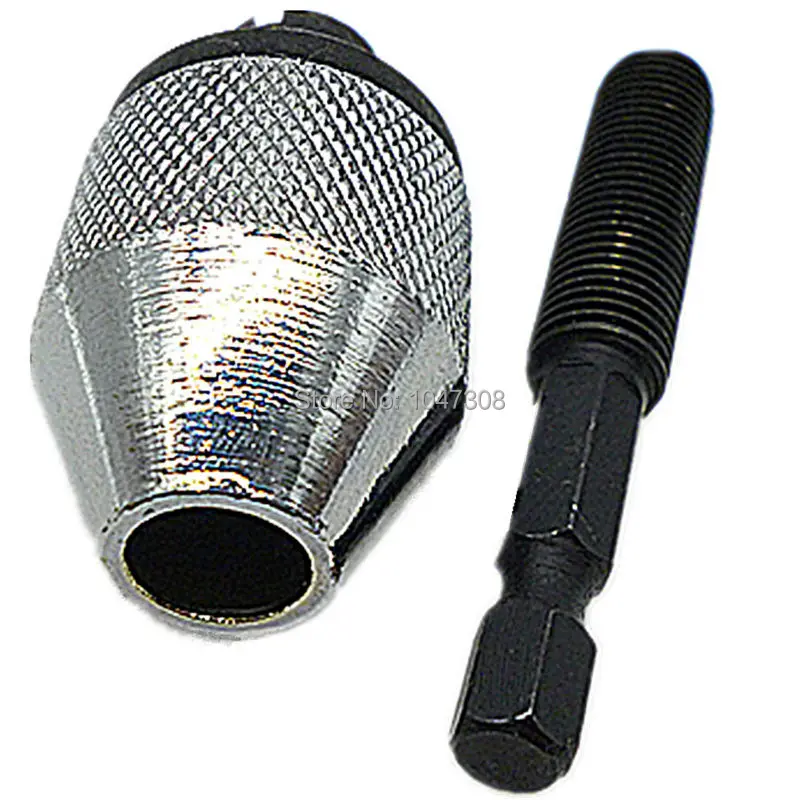 Keyless Drill Conversion Chuck Srcewdriver Adapter for Impact Driver