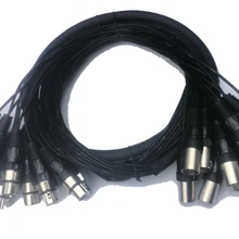 KUILONG многожильный кабель 12 каналов XLR PA Pro аудио сценическая нашивка "Змея" кабель Змеиный кабель
