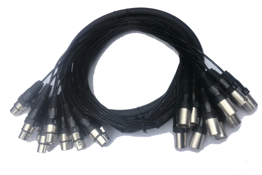 KUILONG multicore cable 12 Channel XLR PA Pro Audio Stage Snake Patch