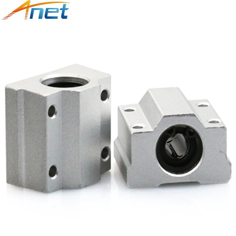 2 шт./лот SC8UU SCS8UU 8 мм линейный Шарикоподшипниковый блок CNC маршрутизатор 34*30*20