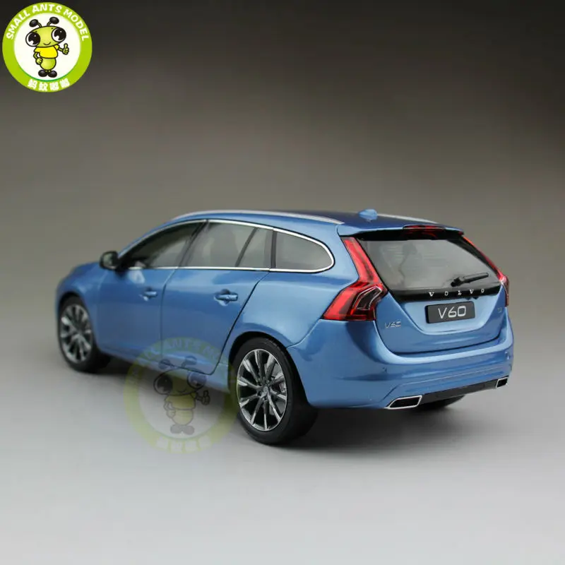 1/18 Volvo V60 T5 универсал литая модель автомобиля мощность синий