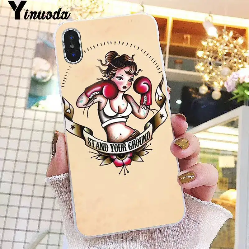 Yinuoda мультфильм Боксерские перчатки для девочек мягкий силиконовый чехол