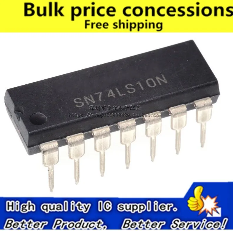 10 шт./50 шт./100 шт./HD74LS10P DIP14 HD74LS10 DIP SN74LS10N 74LS10 Новый и оригинальный IC | Электроника